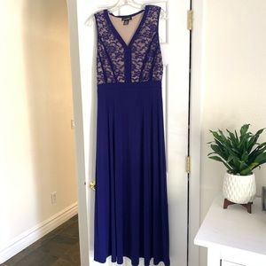 Candalite Blue Long Gown M